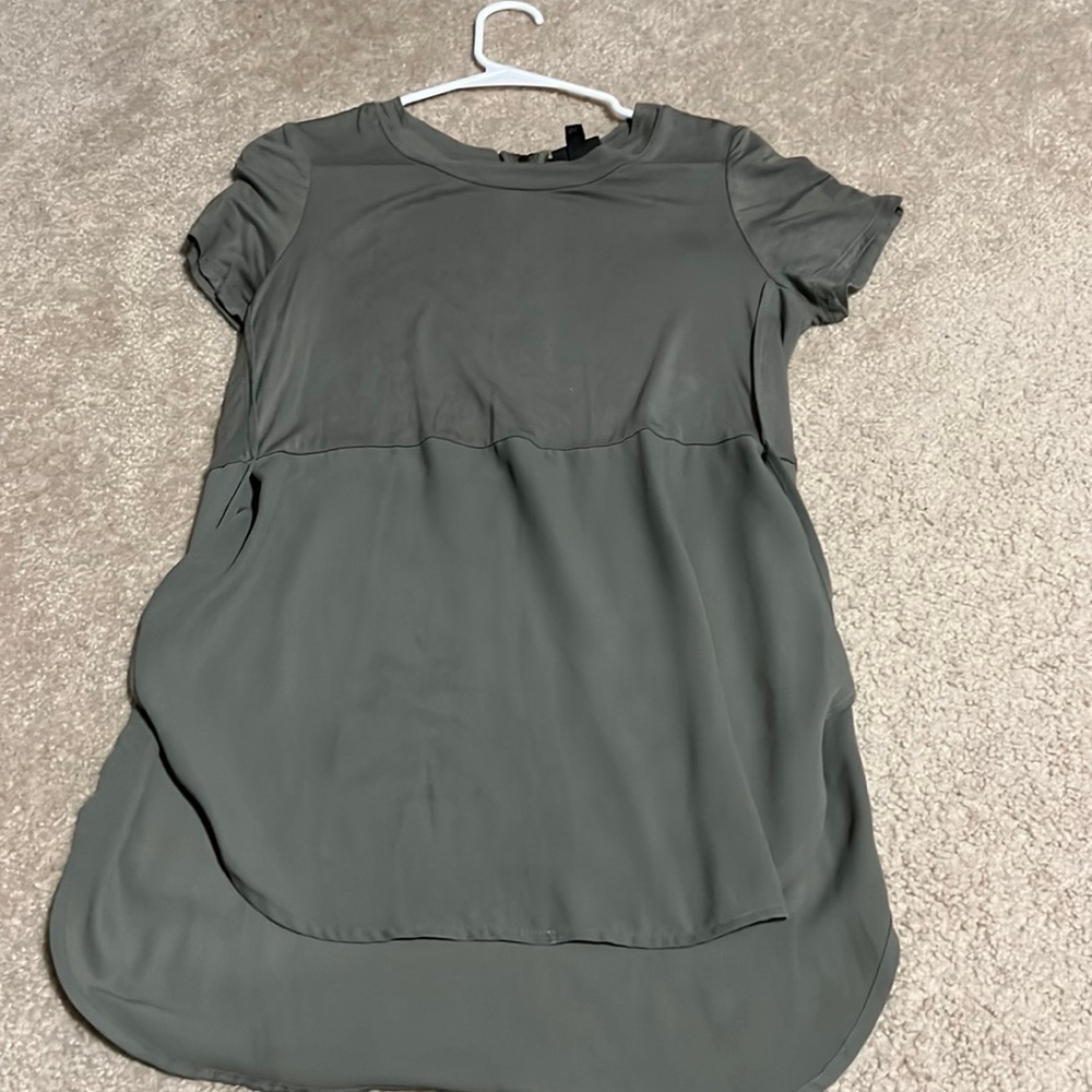 Mossimo tunic tee - olive army green